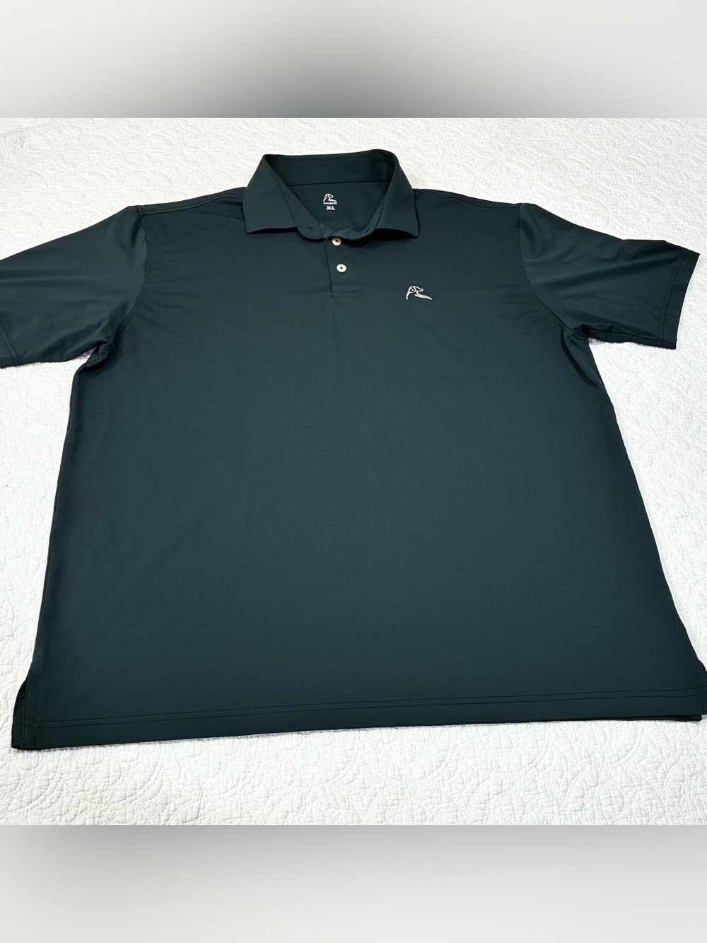 Rhoback Men's XL Performance Golf Polo Shirt Short Sleeve Ponderosa Green